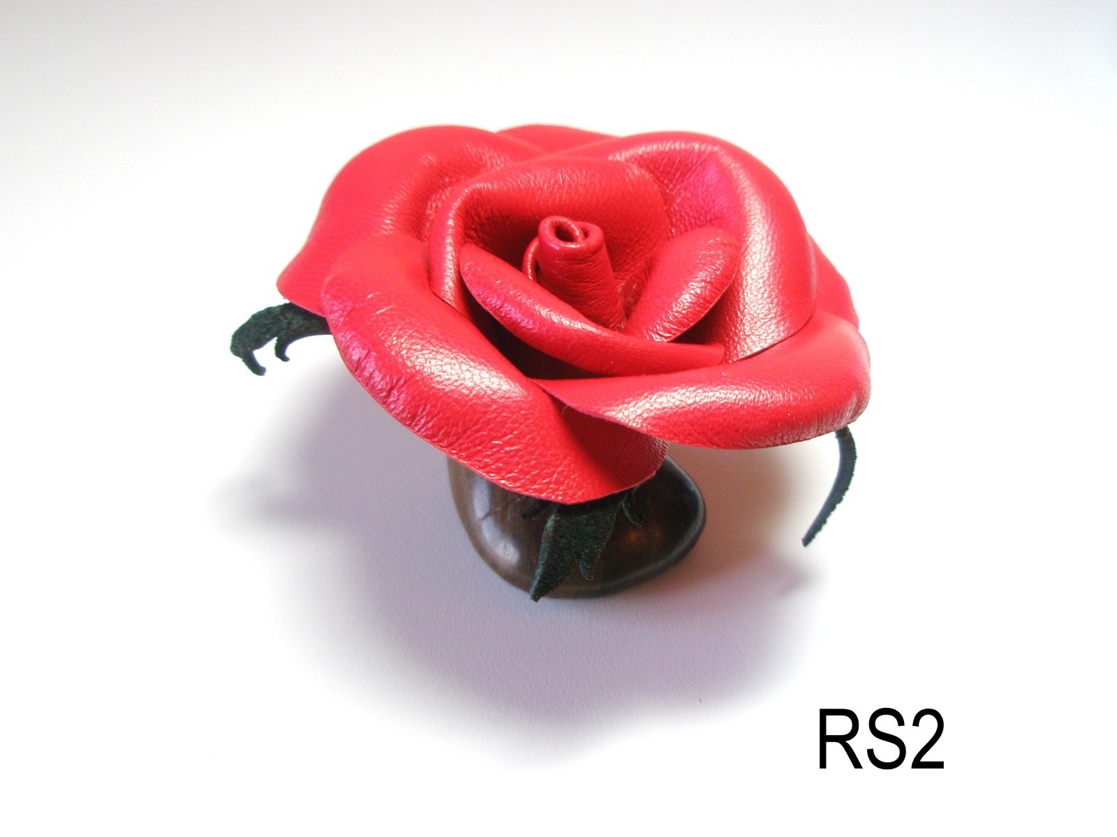 3rd Anniversary Wedding gift for her, leath Rose In Tea Cup leather flower decor