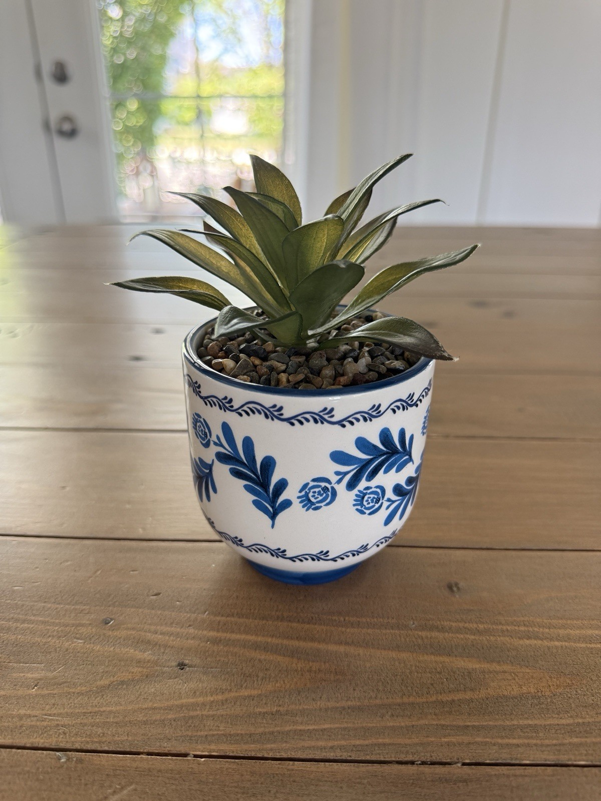 Authentic French 4 Inch Artificial Succulent Plant, Purchased in Nice France