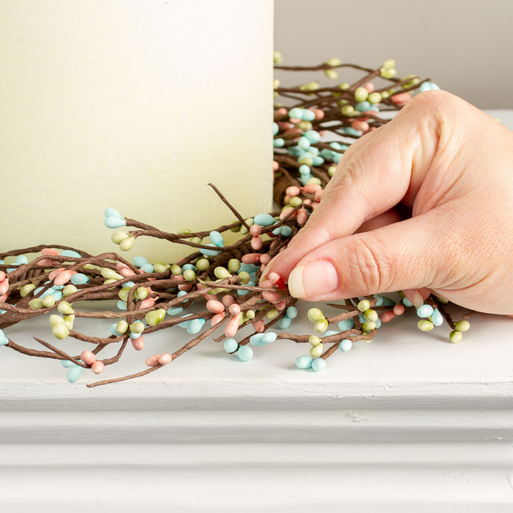 Factory Direct Craft Spring Pip Berry Wreath