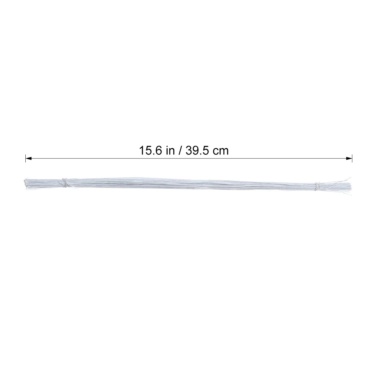 50pcs 24 Gauge White Floral Stem Wire Iron Wire Artificial Flower Arrangement