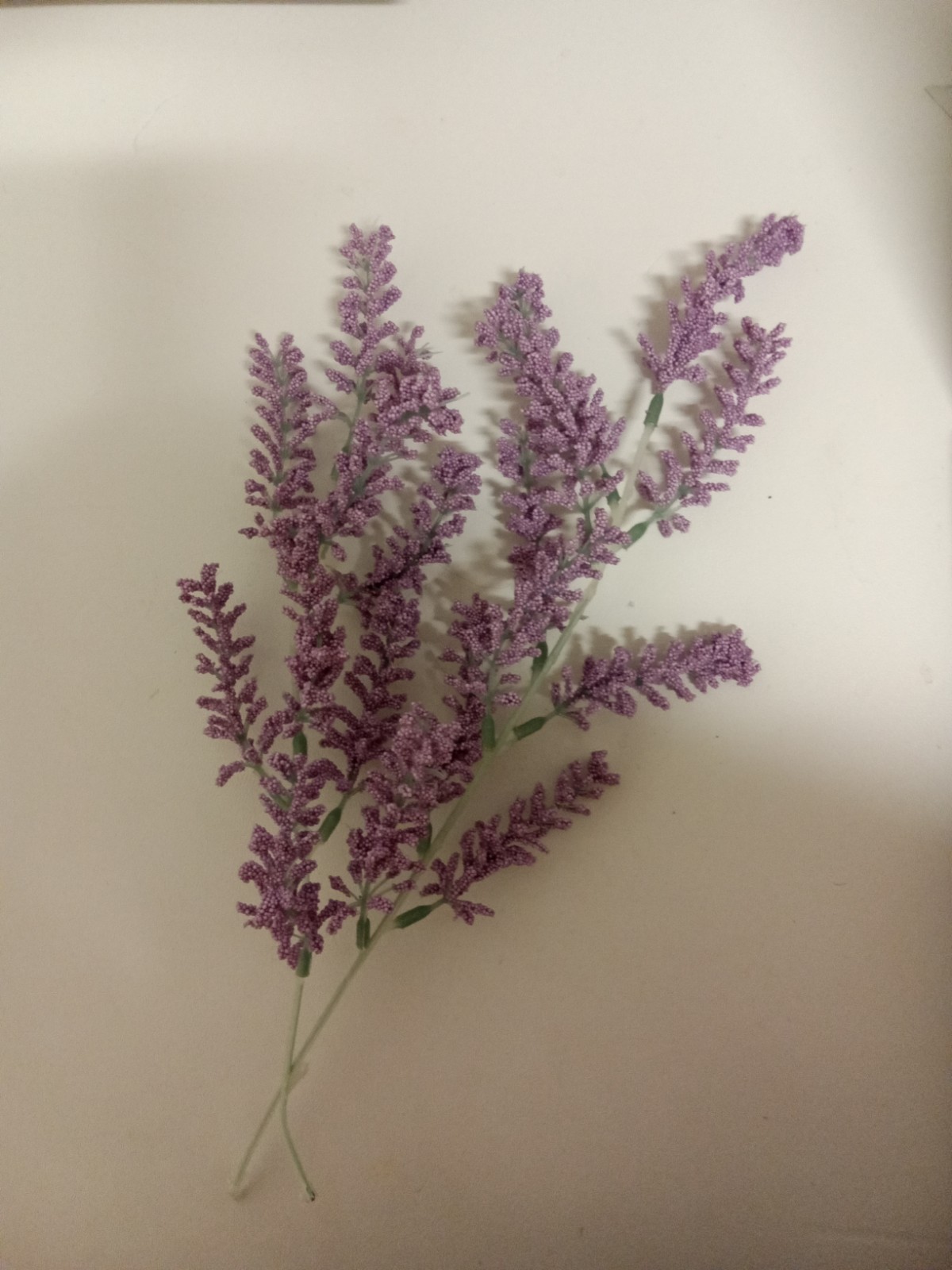 2 strands 12″ Artificial Lavender Heather Decorative Floral Bundle