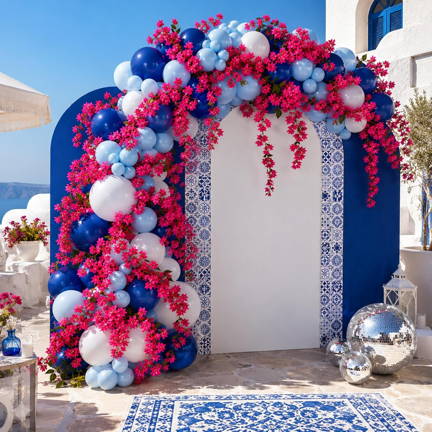 4 Pcs 5.9 Ft Bougainvillea Artificial Flower Garland Faux Bougainvillea Wreaths