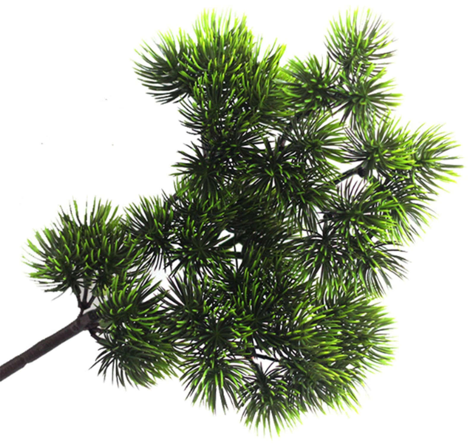 Mistari 5 Pack Artificial Pine Needles Pine Branches Spray Fake Plastic Green…