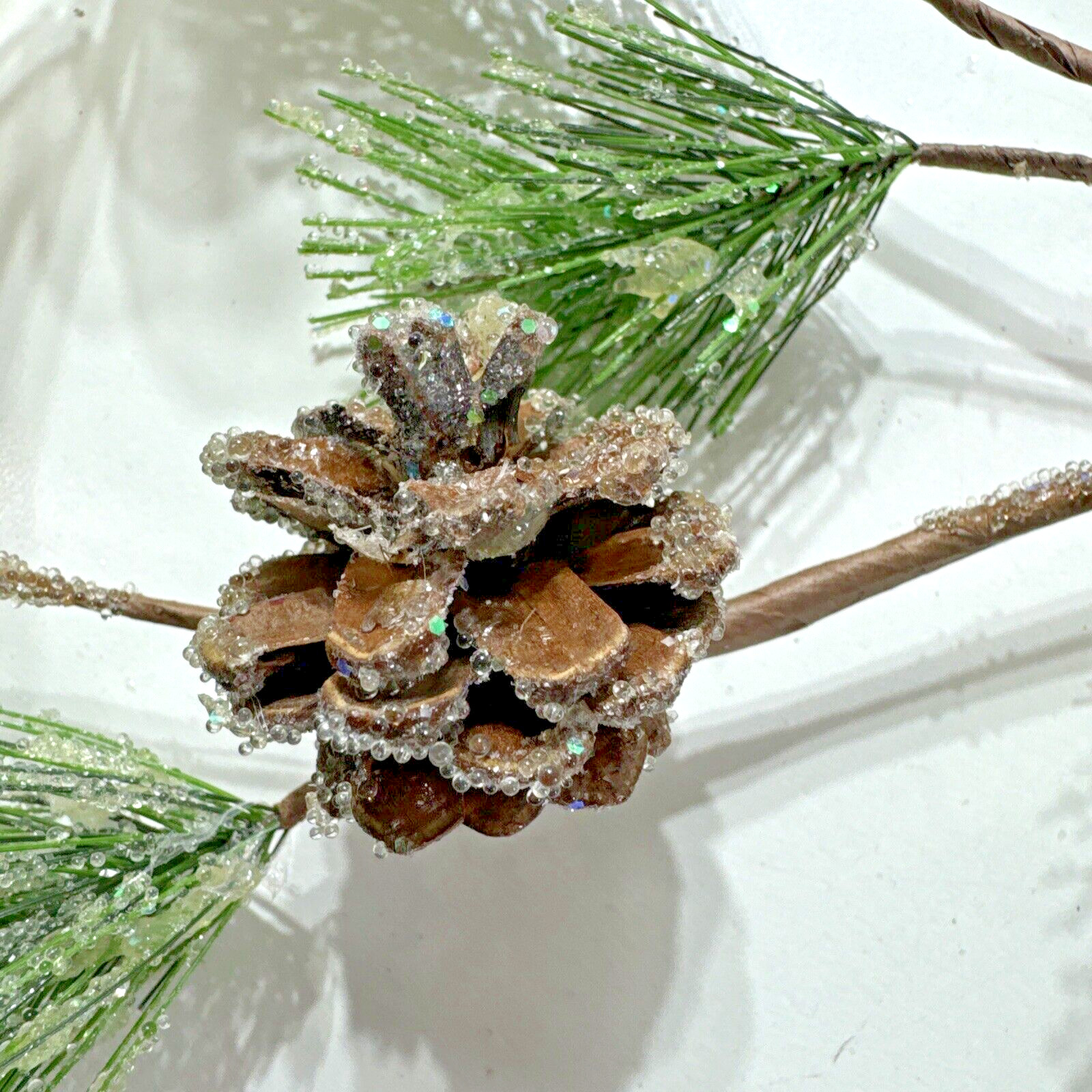 17X ESTATE Vintage ICY Stems Faux Branches Assorted Vase CHRISTMAS DECOR