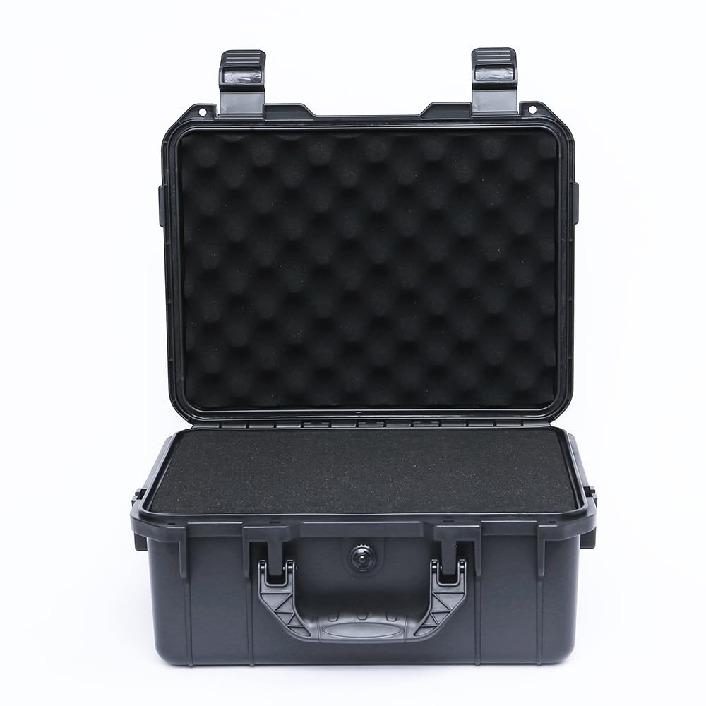 14in Waterproof Hard Shell Case with DIY Customizable Foam Insert (13 x Black