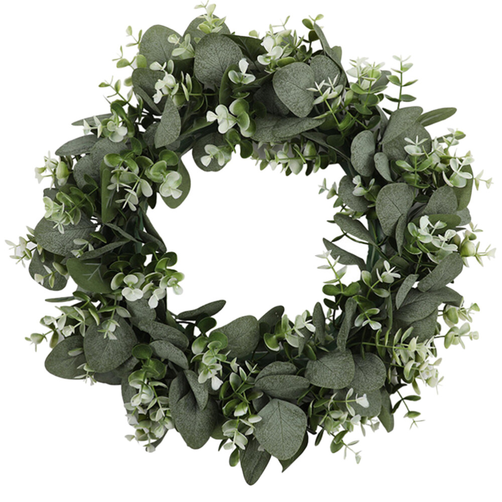 1PC Spring Wreaths for Front Door Outside Clearance Eucalyptus Wreath 17 Inch