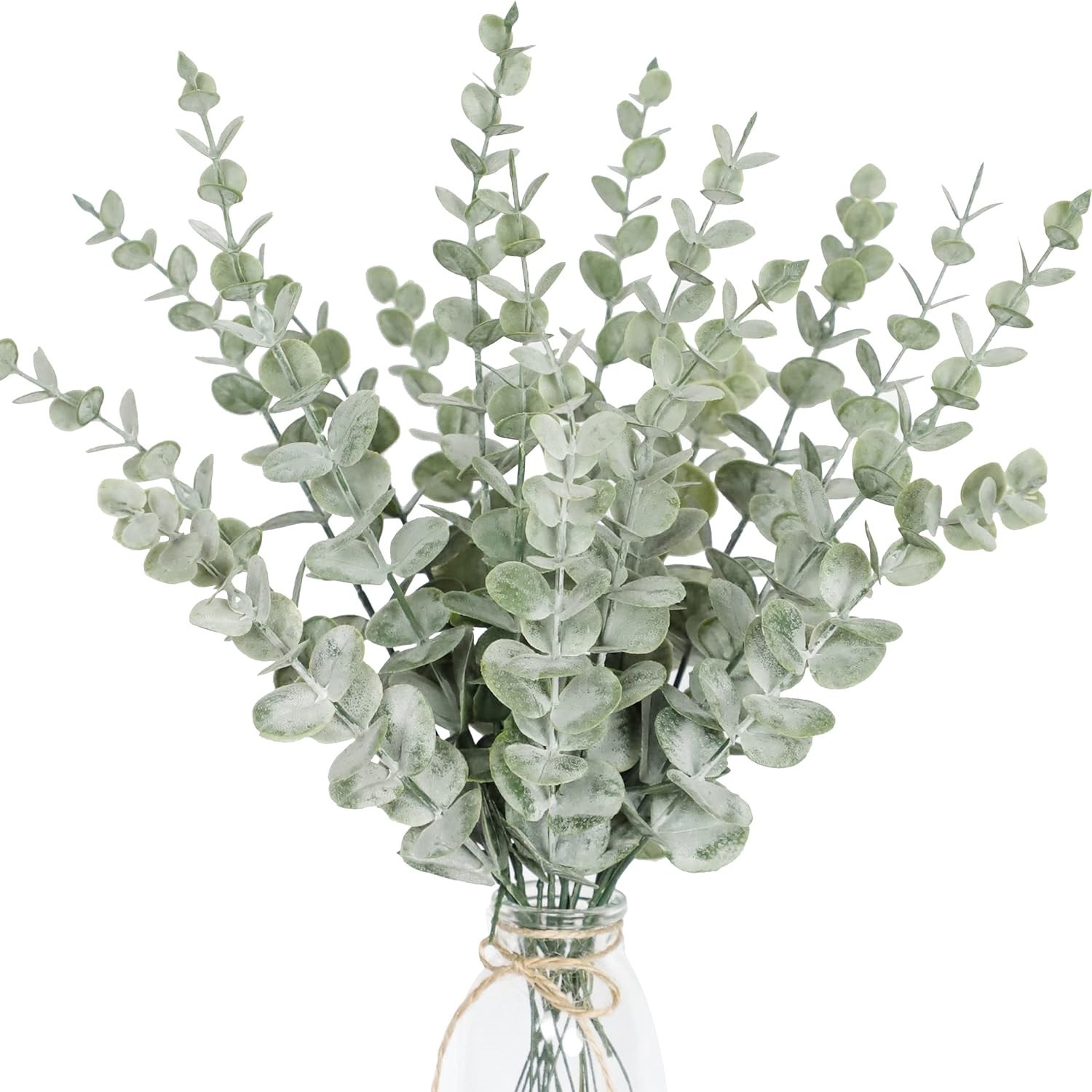 Elegant Artificial Eucalyptus Leaves Stems – Maintenance-Free Decor Solution