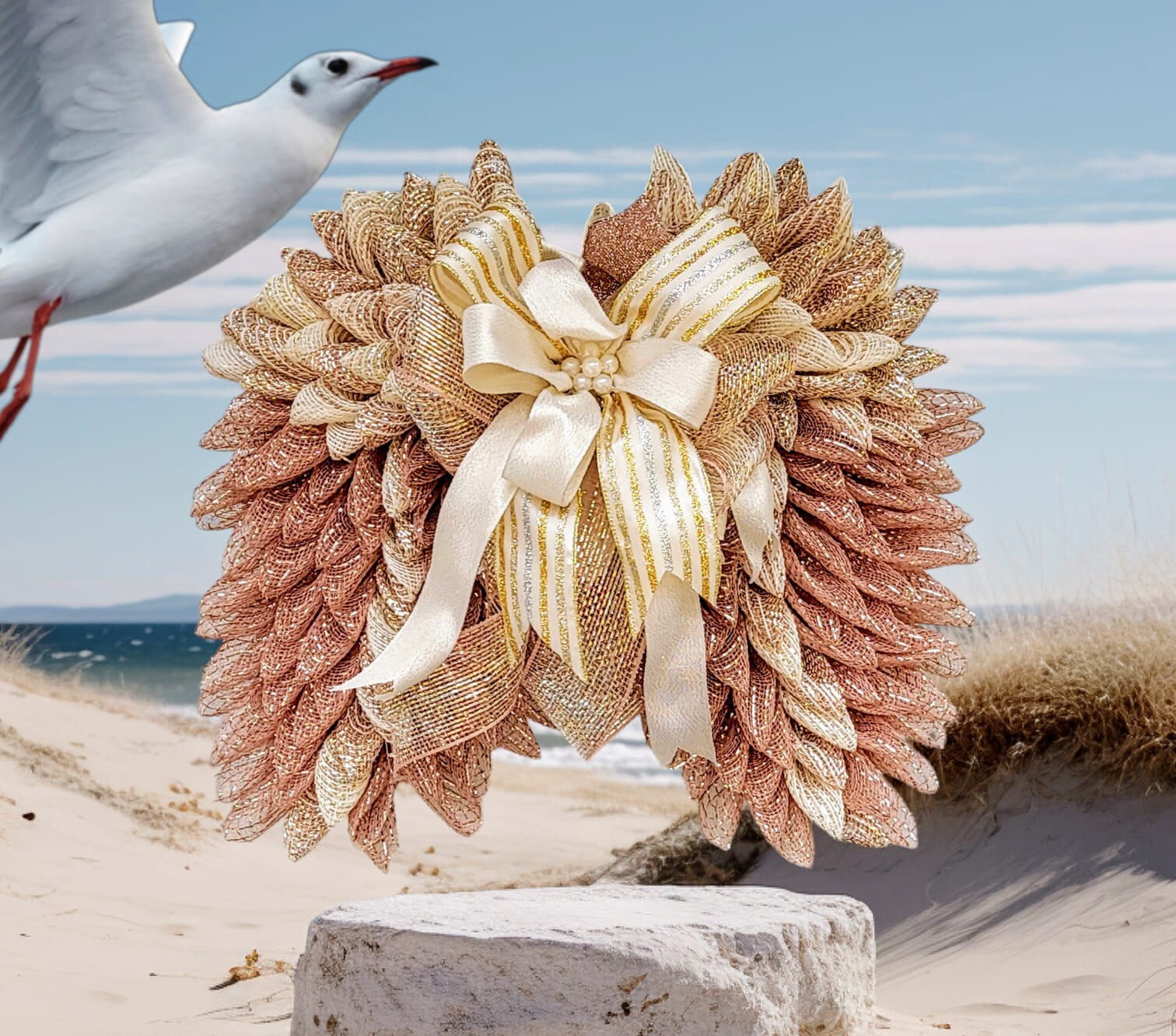 wreaths for front door, angel wings, choose your color, funeral wreath, wreath