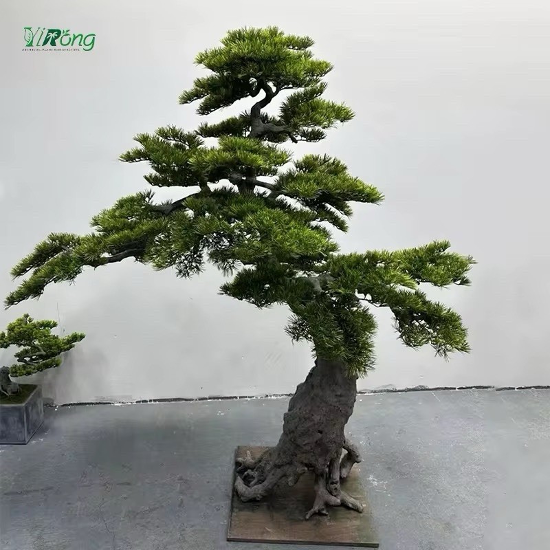 Artificial Cedar Pine Tree Garden Landscaping Bonsai Pine Tree Indoor Decoration
