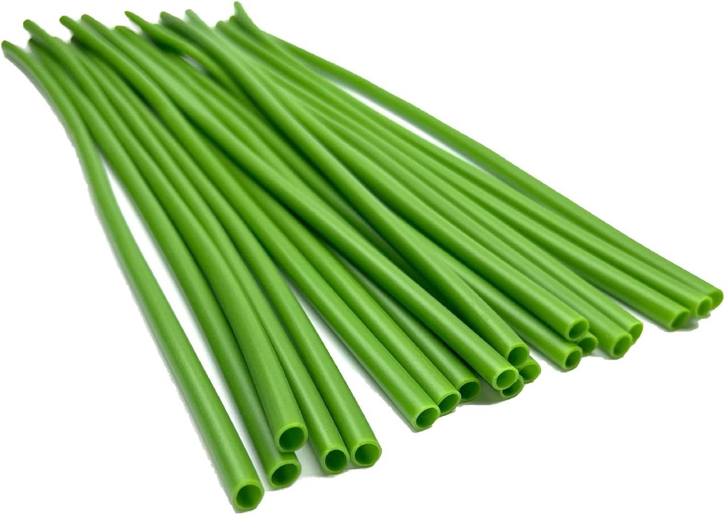 Green Tubular Flower Stems Wrap, 11.8 Inches (About 30 Cm) in Length, 150 pcs