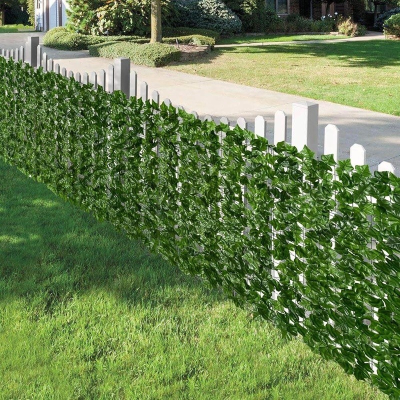 Artificial Ivy Leaf Privacy Fence Decor Garden Wall Panels Durable Greenery New
