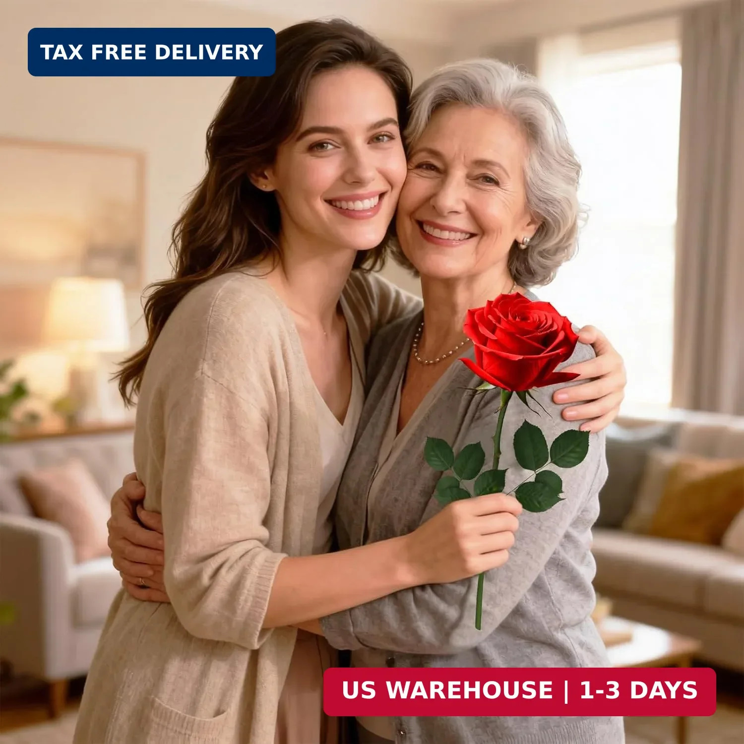 Single Forever Roses Luxury Gift for Women/Men, Birthday Gifts for Women,Flowers