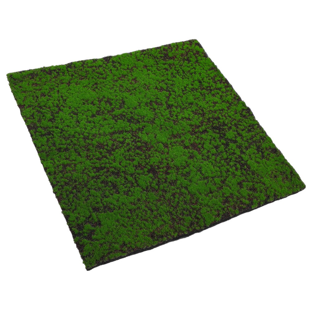 Artificial Moss Lawn Mat for Rustic Farmhouse Decor and Small Landscape Design