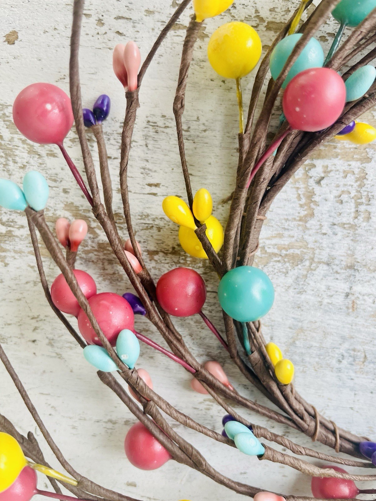 Country Candy Shop Mini Wreath Ring Easter Decor 3 1/2”