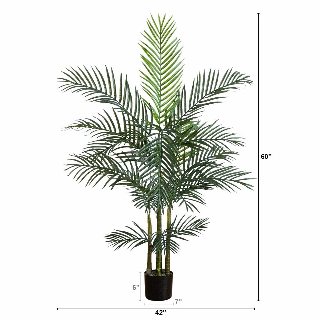 5′ UV Resistant Artificial Areca Palm Tree (Indoor/Outdoor)