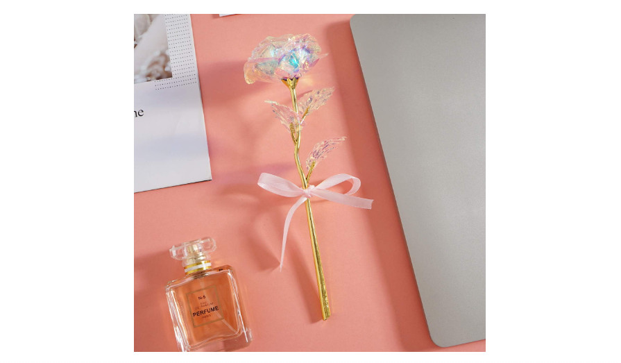 Valentines Day Gifts for Her Gifts for Birthday Galaxy Rose Glass Flowers