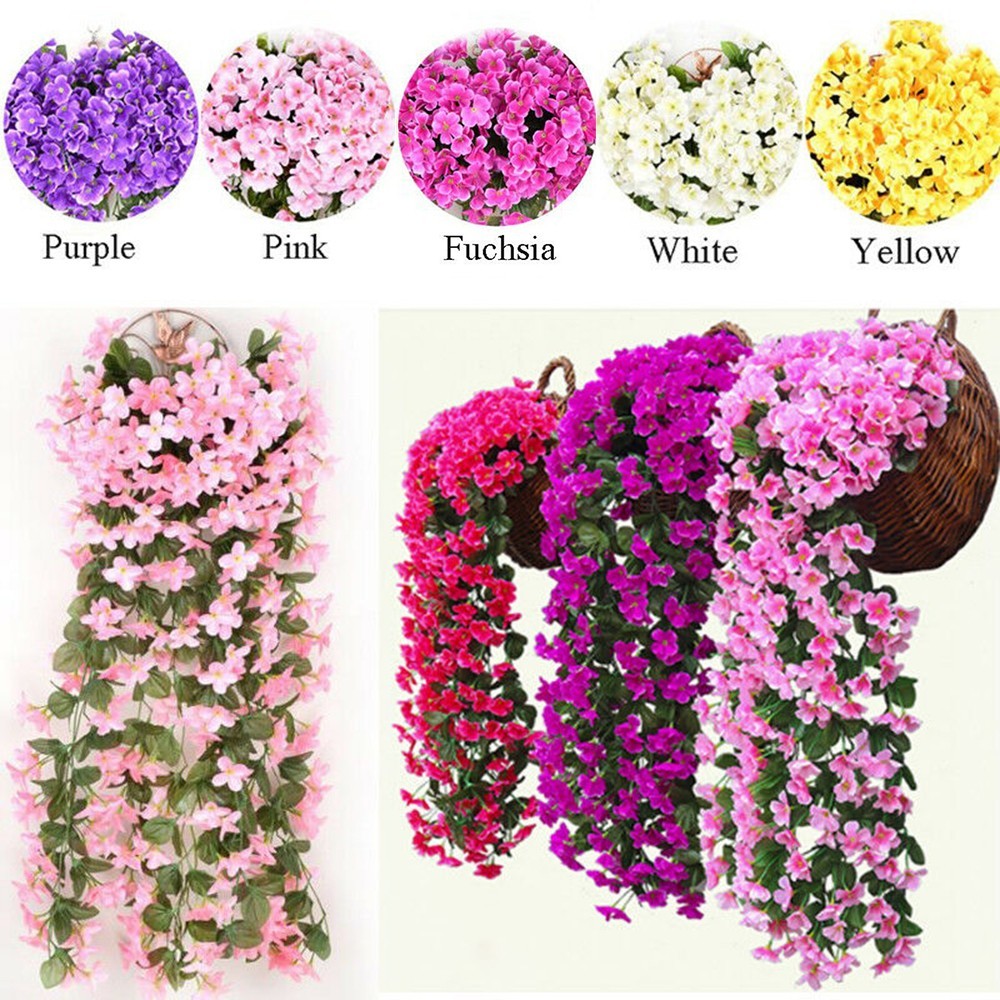 Wedding Artifical Flowers Vine Hanging Plant Party Decor Artifical Set