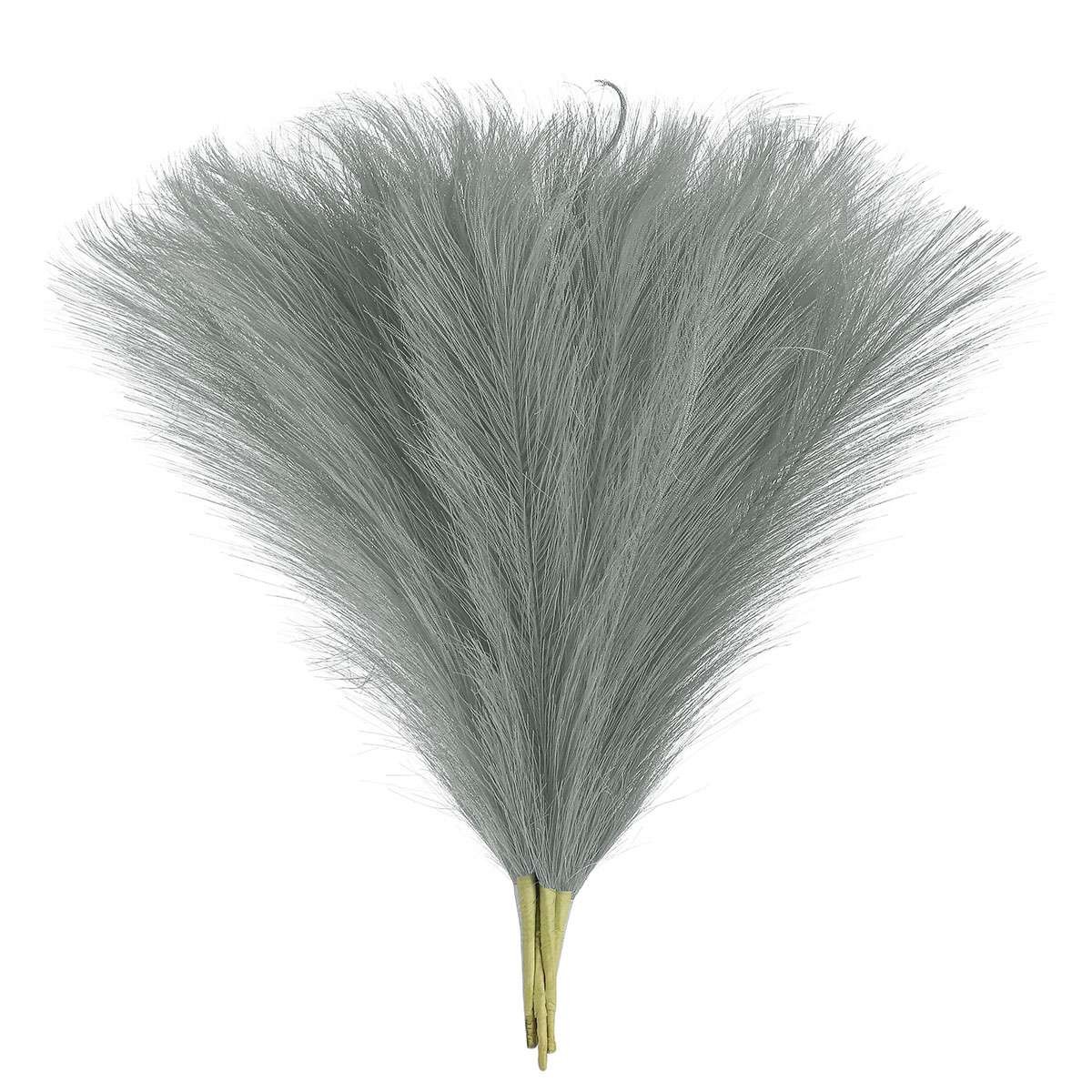 Artificial Pampas Grass Dried Reed Flowers Bouquet Fake Plant Home Room Decors