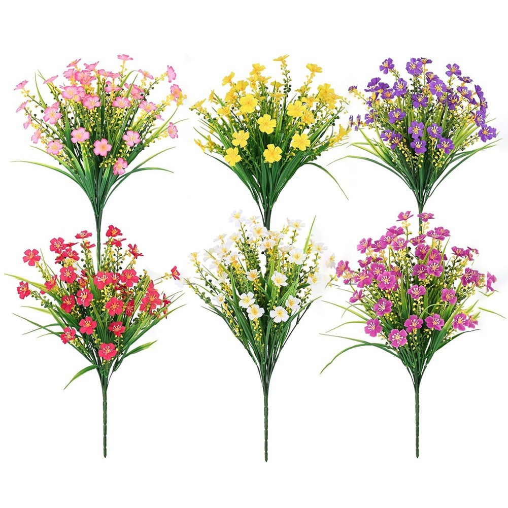 for Outdoors,6 Bundles Artificial Plants Outdoor, Fake7509