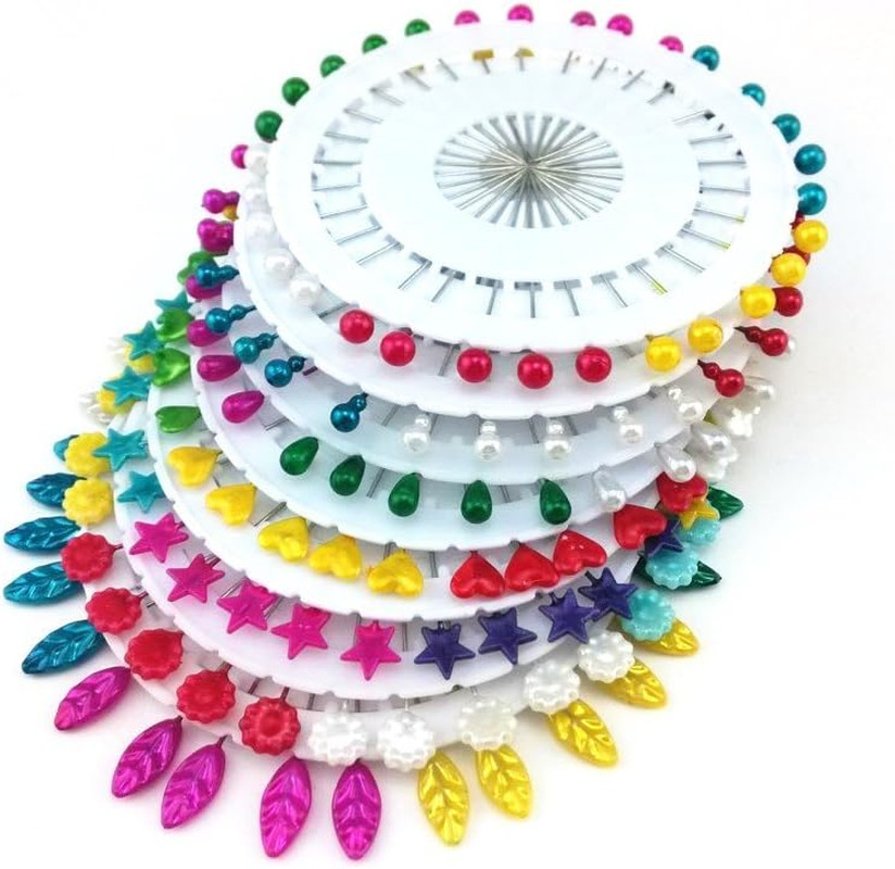 7 Sets 210Pcs Multi Color Pearlized Cucurbit Star Heart Leaf Flower Water Drop H