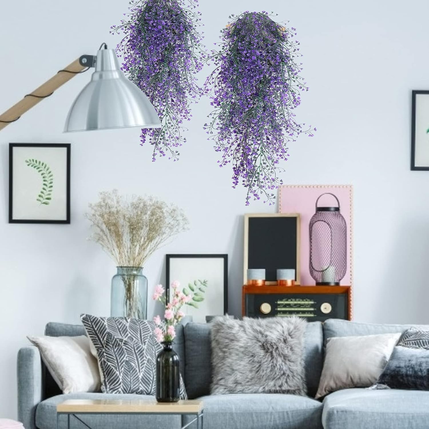 Stylish Waterproof Hanging Ferns – 4 Faux Vines for Indoor & Outdoor Decor