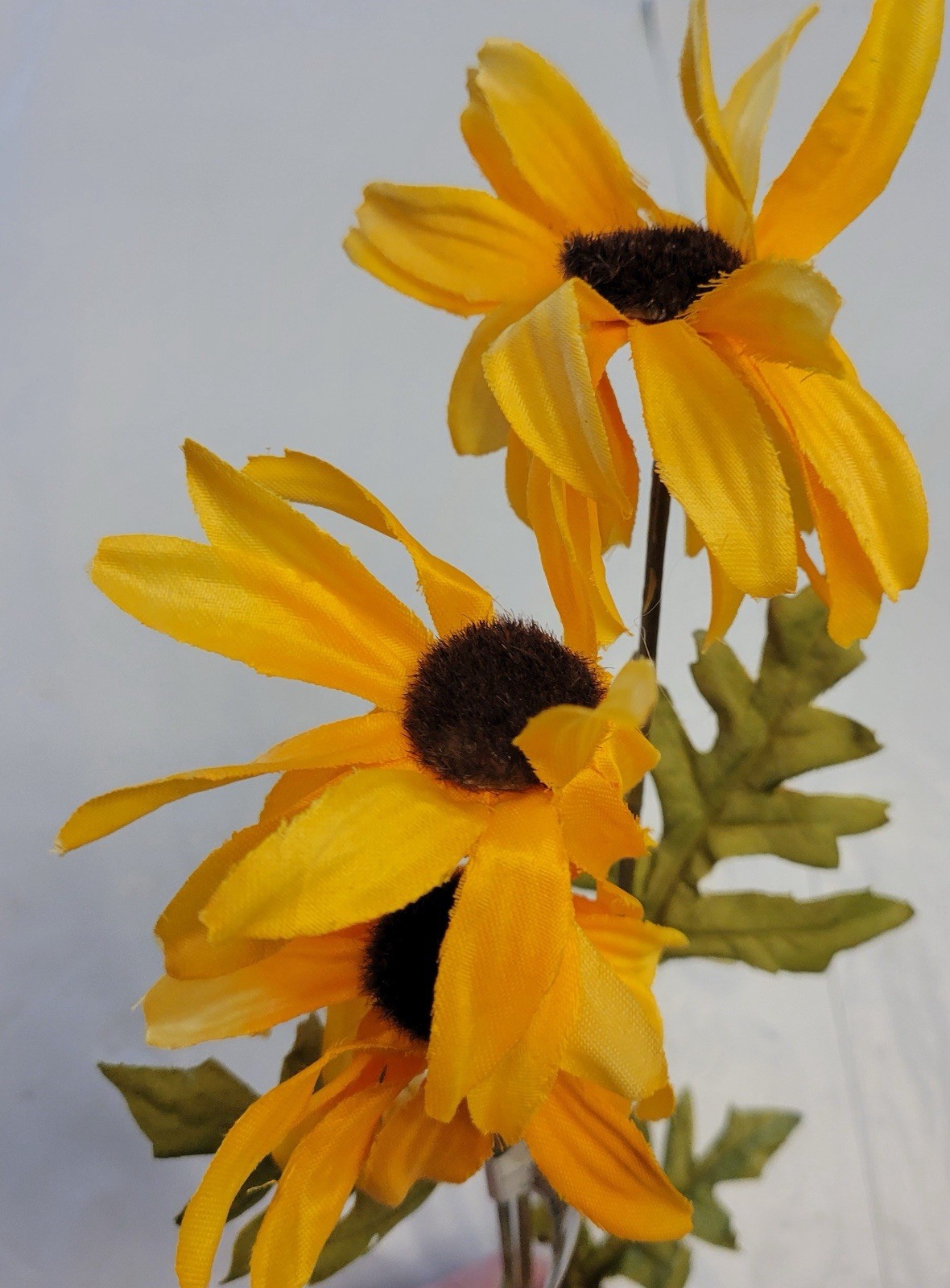 14 Ashland Faux Flowers Yellow Sunflower Lot Stems Picks Craft DIY Fall Harvest