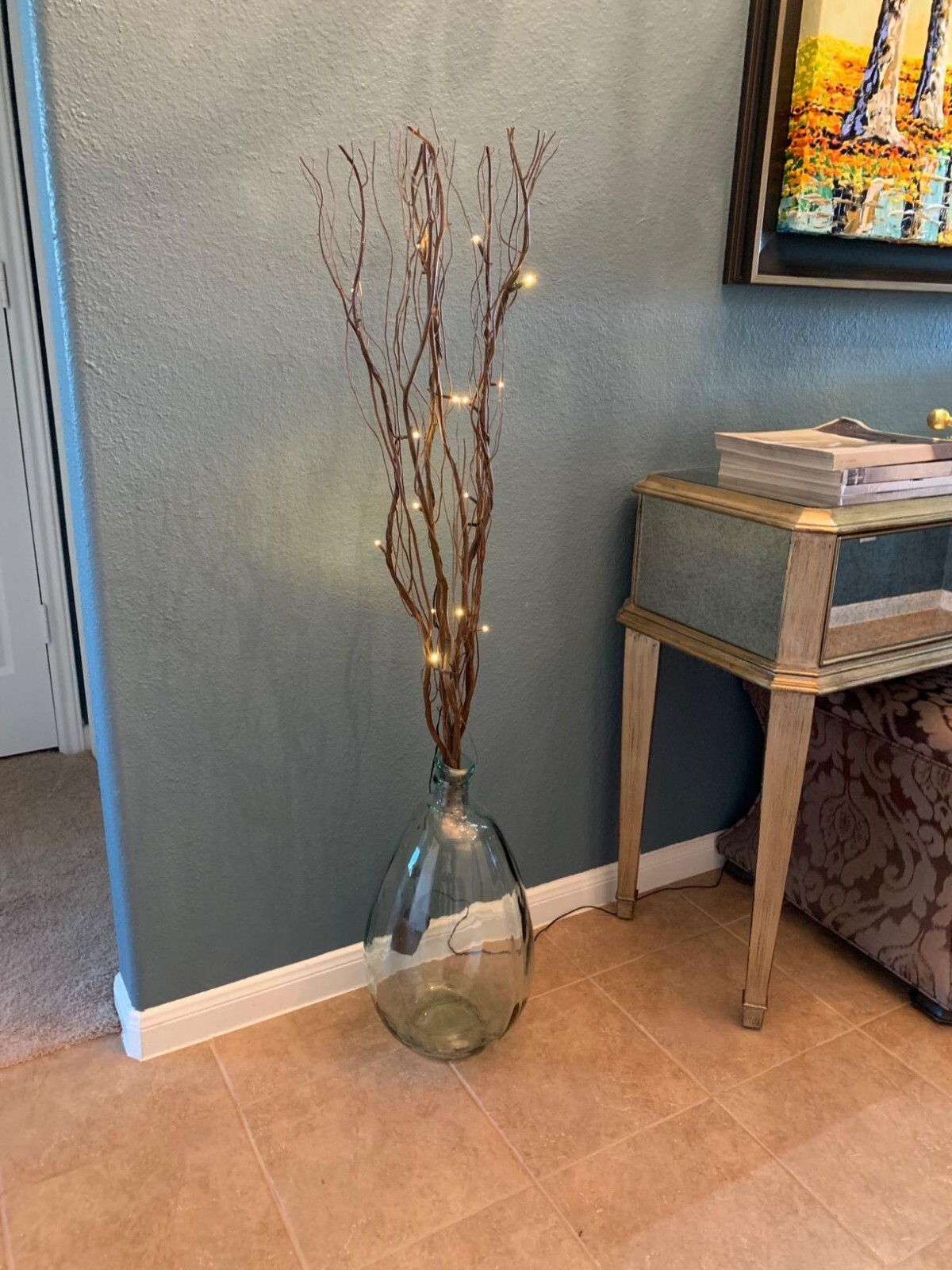 LIGHTSHARE Willow Branch Lighted Natural Decor 36Inch 16LED Brown USB