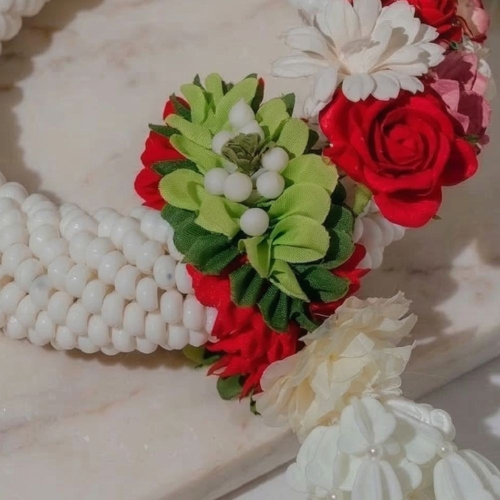 Thai Traditional Flower Garland Phuang Malai L Artificial Buddha Offering Box