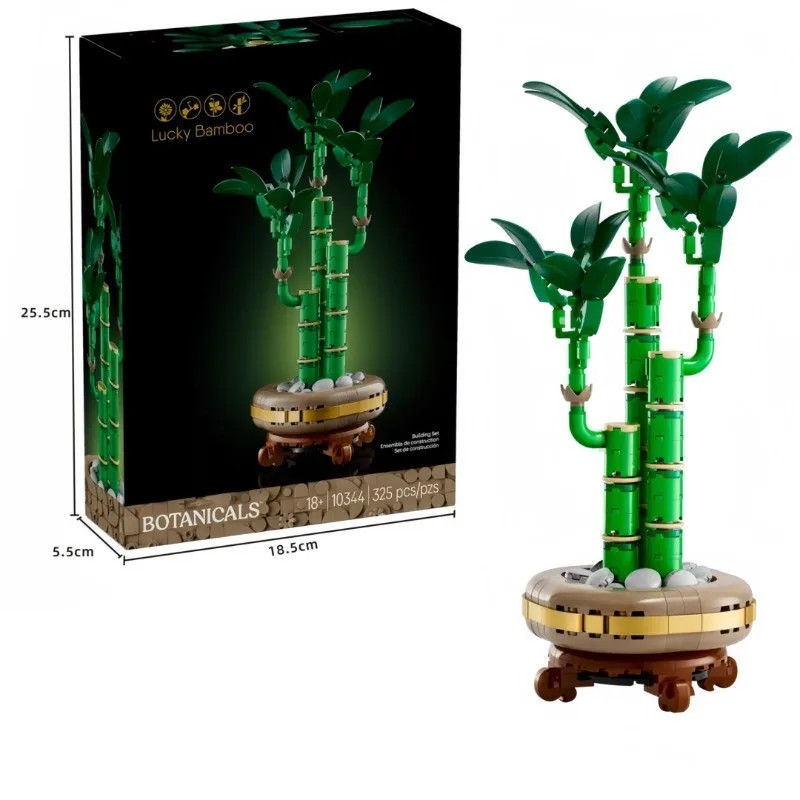 Icons Plum Blossom Building Set Adult Flower Home Decor DIY Gift