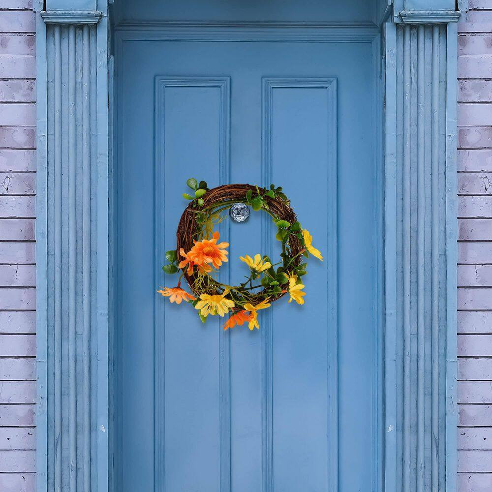 1 In. Natural Vine Wreath Set 8 In. Brown Artificial Plant Type Vine 6 Piece for