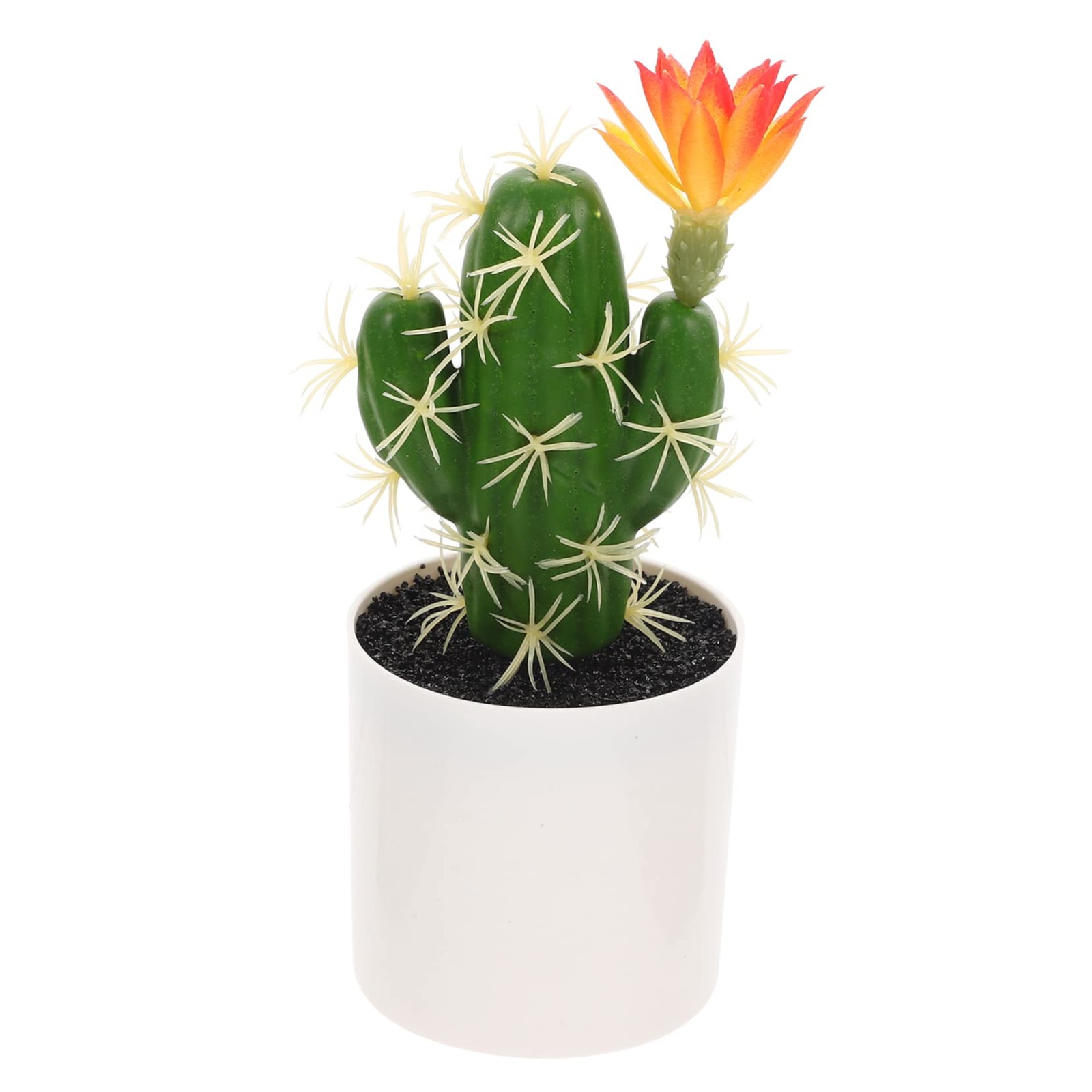 Artificial Cactus Bonsai Plant 7.87 Inch Simulated Potted Cactus Decor for Ho…