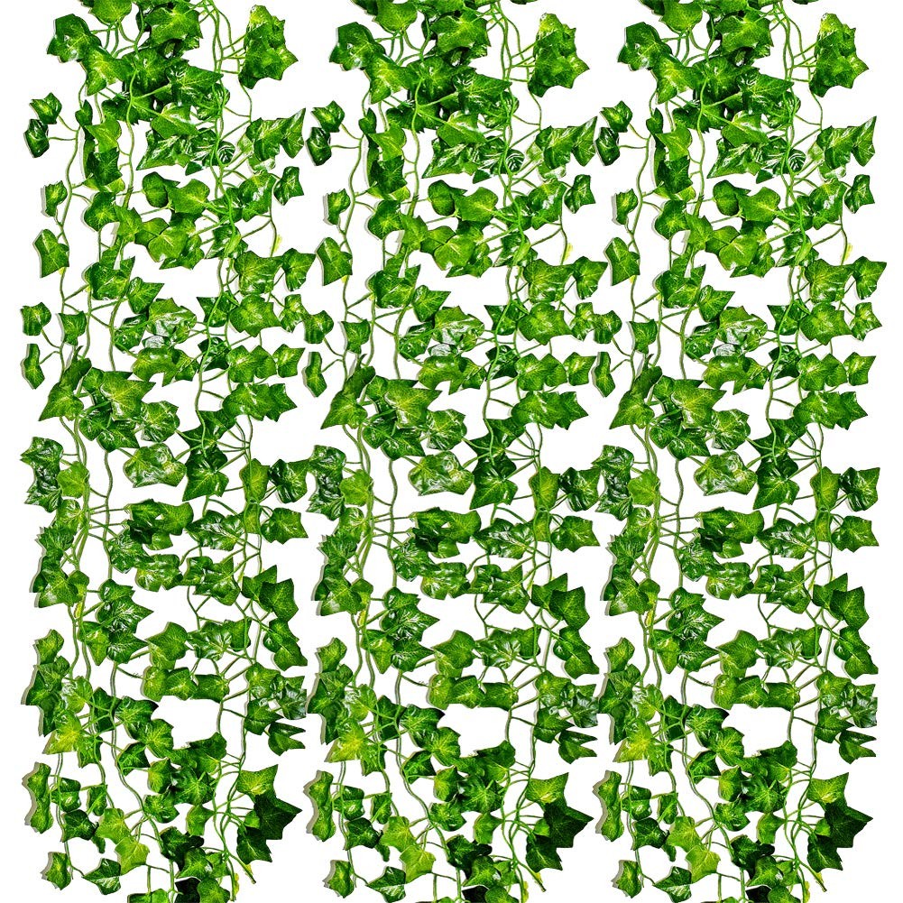 Ivy Garland 6.9 Feet Long Artificial Vine Plant Leaves Silk Greenery Chain We…