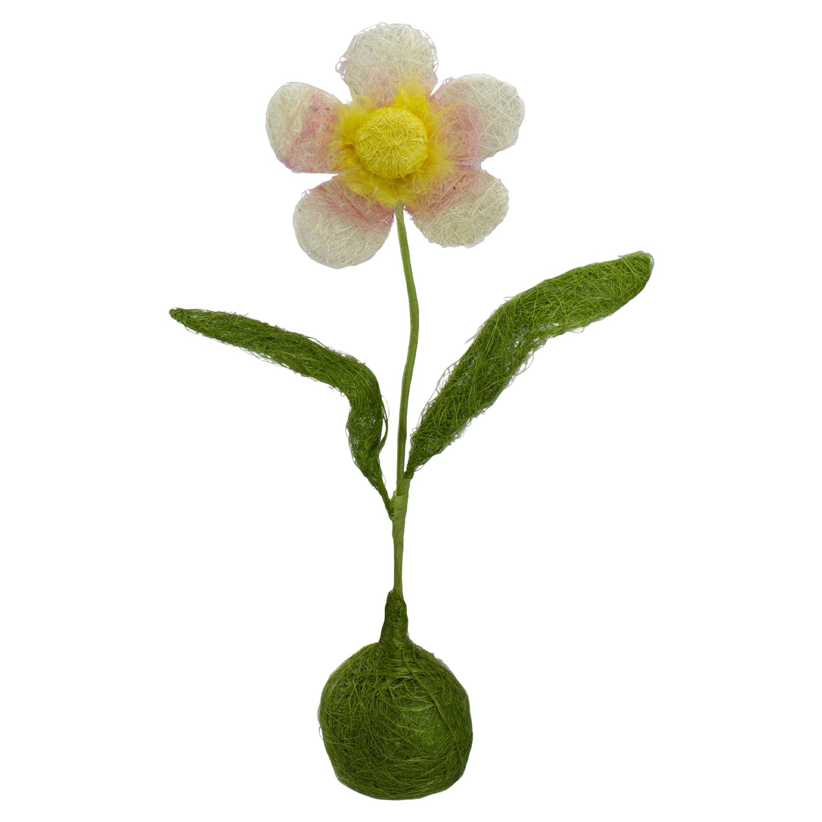 Northlight 19″ Green, Yellow and Pink Spring Floral Table Top Decoration
