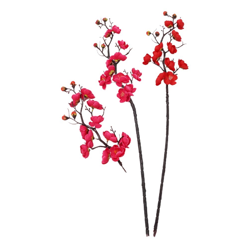 Artificial Flower Wintersweet Lamei Plastic+silk Simulated Wedding 1 Bunch