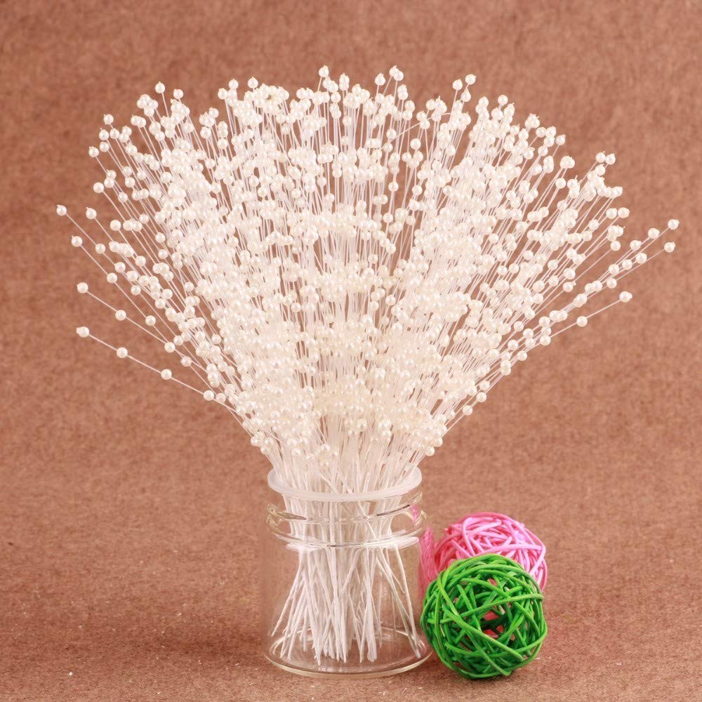 4MM Artificial Pearl Spray Beads String Handmade DIY Floral Craft for Bridal …