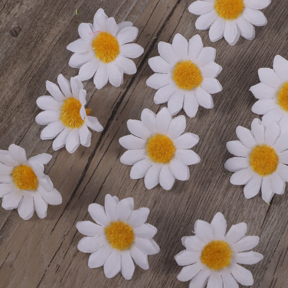 Daisy Flowers Heads DIY Beautiful Gerbera Head for Baby Shower Party Decoration