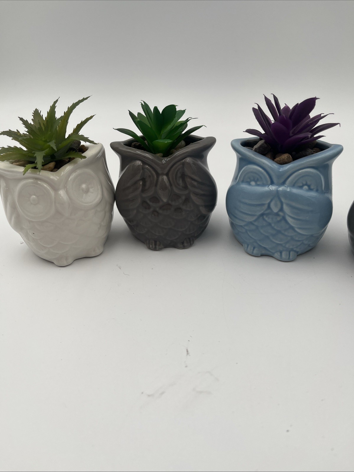 Owl Fake Plant 5pc