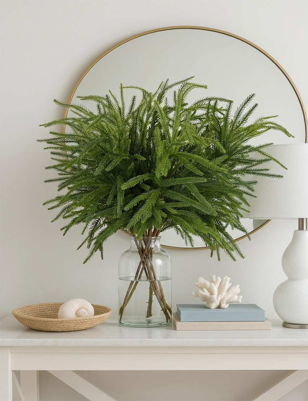 Artificial Greenery Stems for Vase, Faux Greenery Branches for Indoor Outdoor…