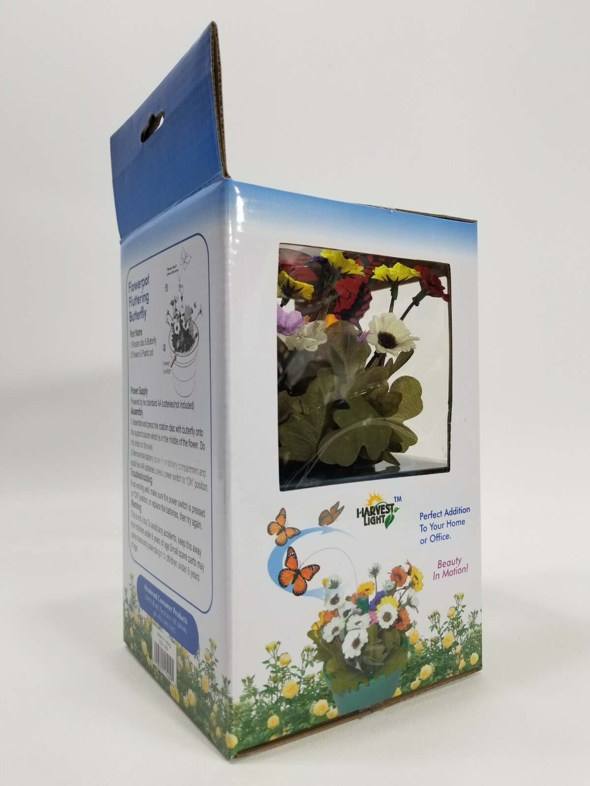 Harvest Light Flowerpot Fluttering Butterfly 3 Colors Spring Decorative Beauty