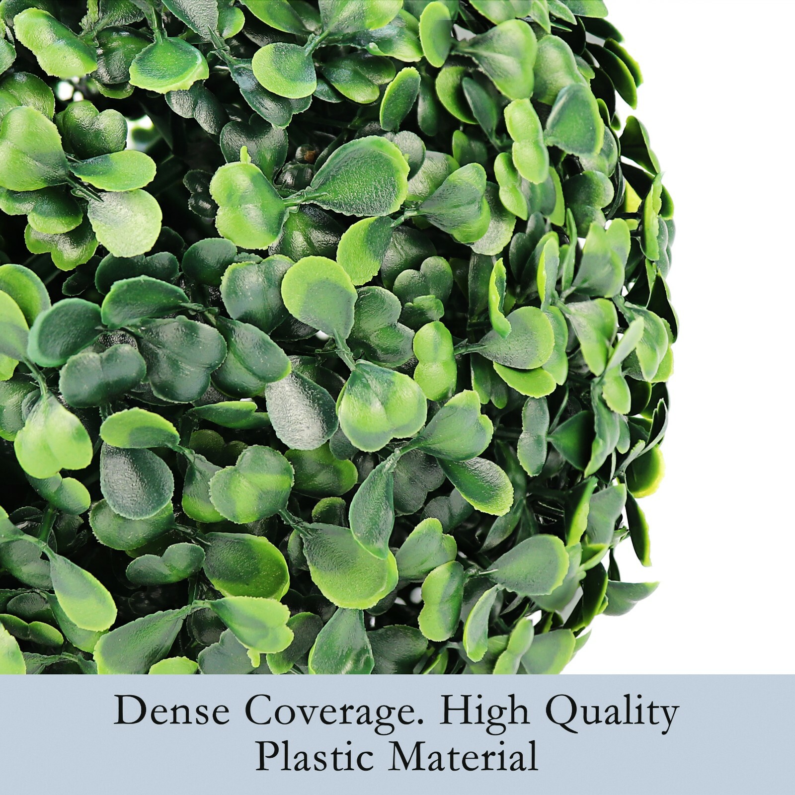 Topiary Balls Artificial Plants Boxwood Green Outdoor Décor Set of 4 5.5 inches