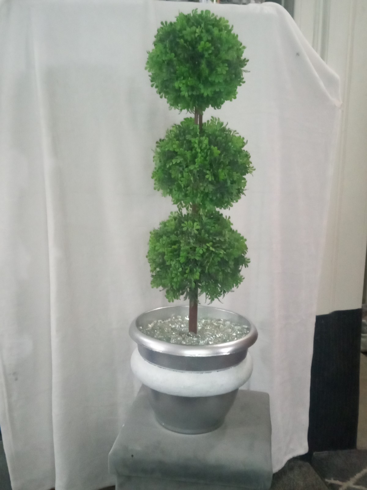 Handmade Faux Topiary Trees