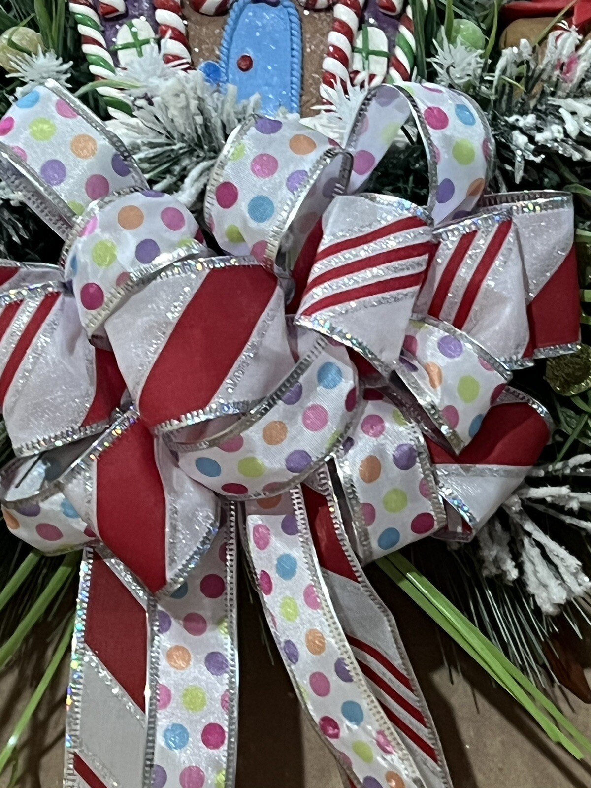 Gingerbread Holiday Christmas Wreath