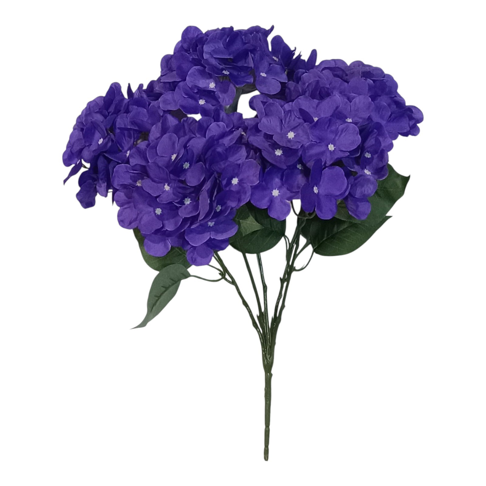 Lg Purple Hydrangea 19″ Bush Silk Flower General Home Decor Wedding #2267