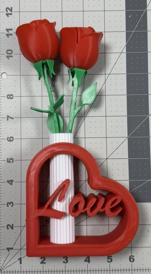 Artificial Rose Flowers Fake 3d Printed Roses Flower Bouquet Valentines Day