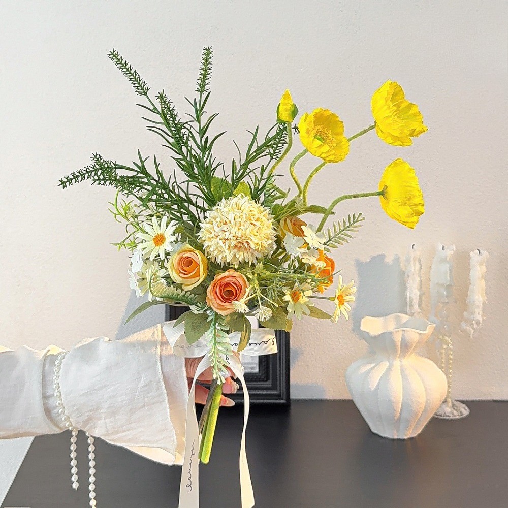 Artificial Flowers Bouquet–Graduation, Wedding Party Home Decoration Photo Props