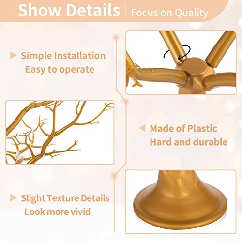 30” Tall Manzanita Tree Branch Centerpiece for Weddings & Events – Tabletop Deco