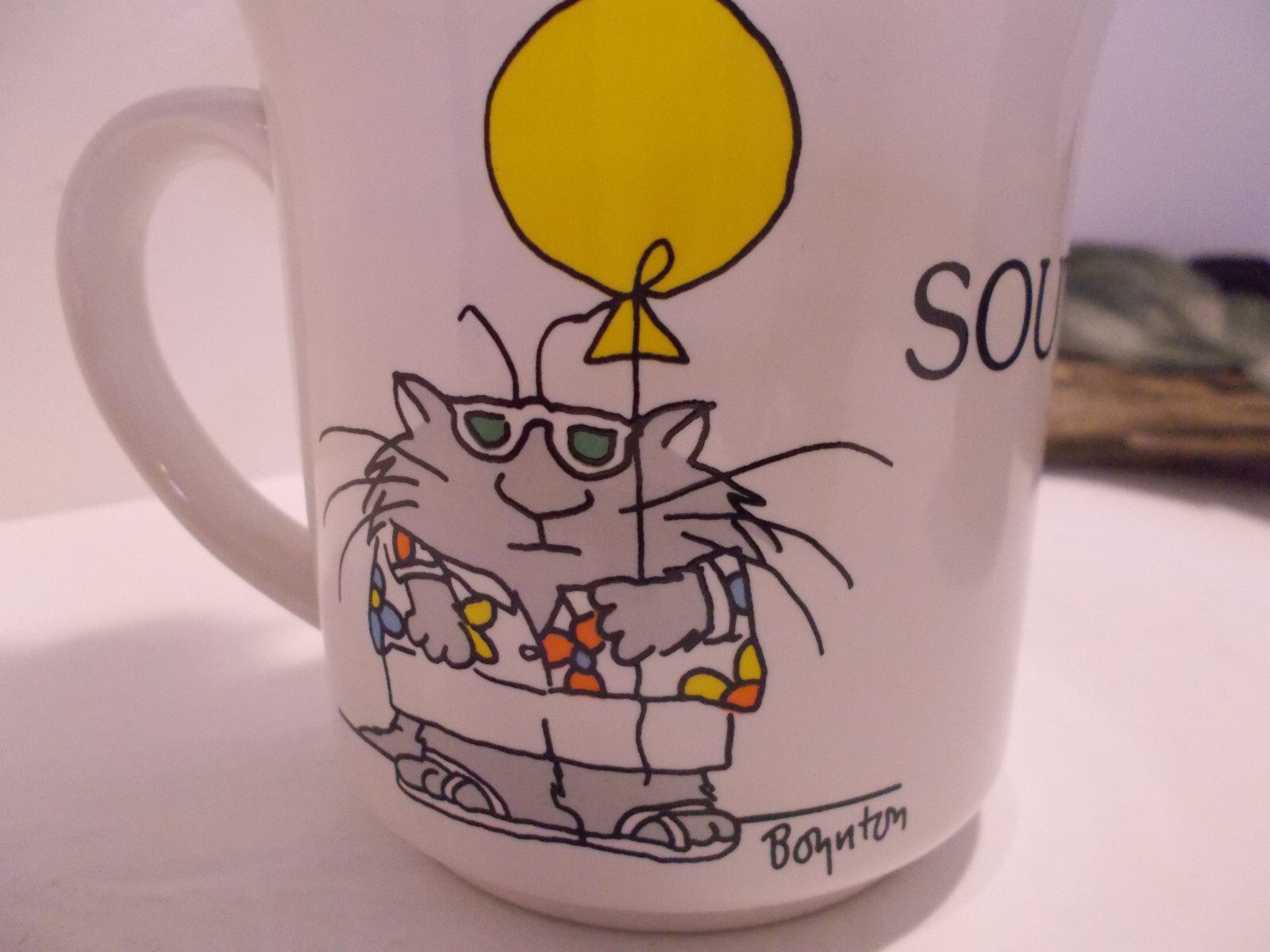 Southpaw Comics Coffee Mug w Handmade Denim Roses and Denim Seams Jar Vase