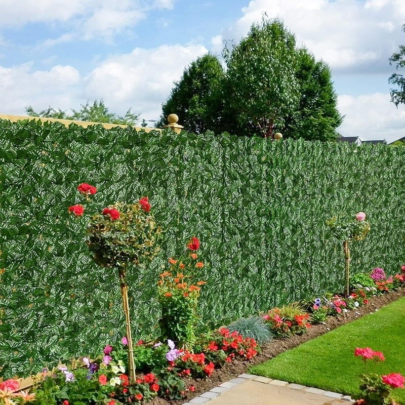 Artificial Ivy Leaf Privacy Fence Decor Garden Wall Panels Durable Greenery New