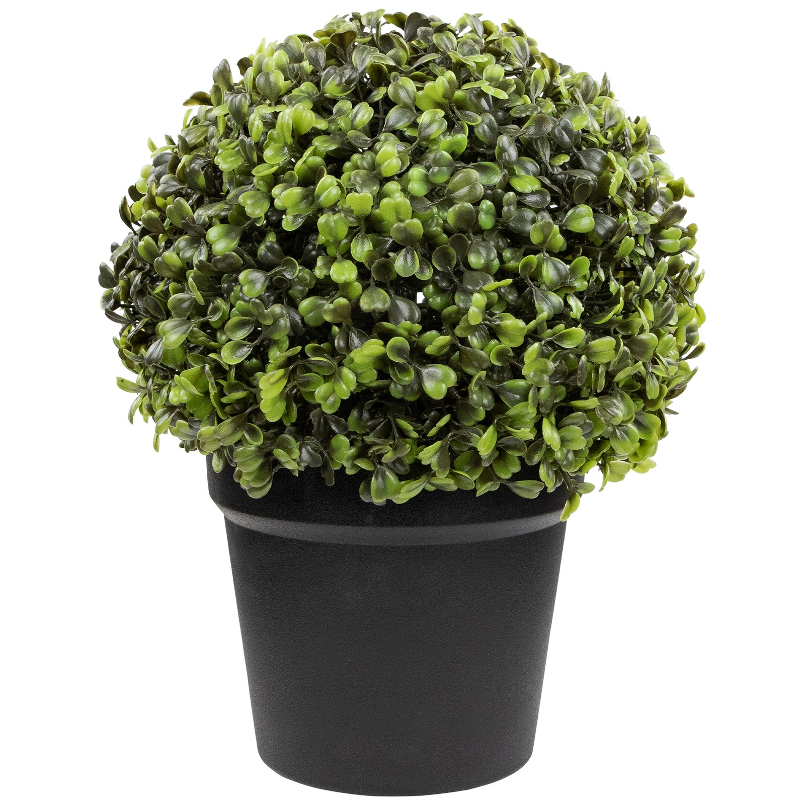 Northlight 10.5IN Potted Artificial 2Tone Green Boxwood Spring Garden Decor