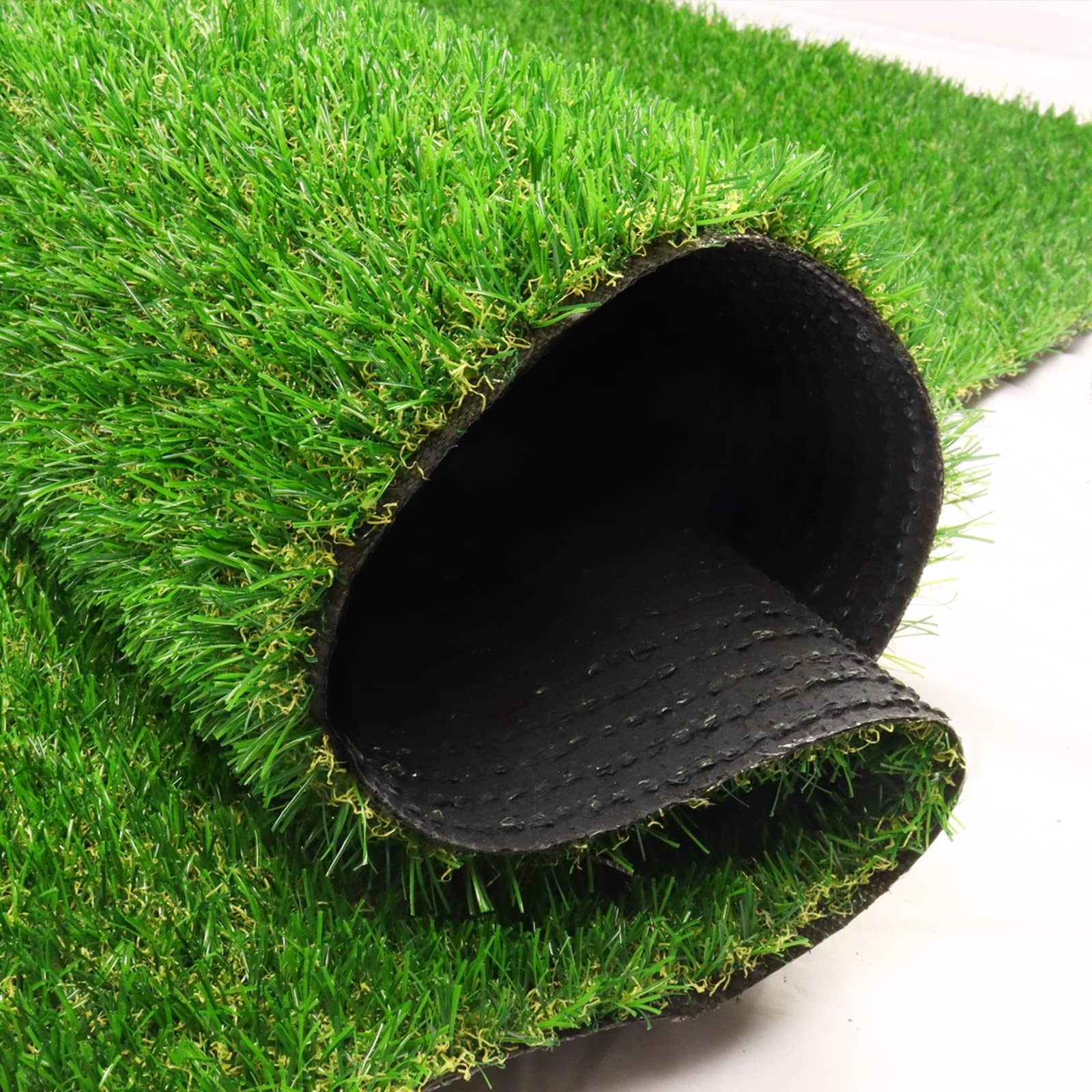Artificial Grass Astroturf Rug 4 FT 10 in * 8 FT, Realistic Fake Grass Mat wi…